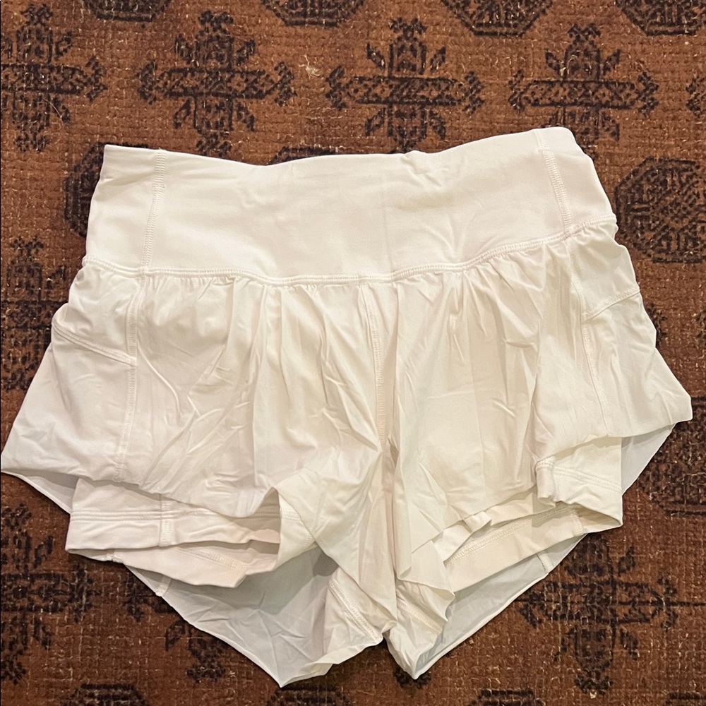 lululemon athletica White Athletic Shorts
